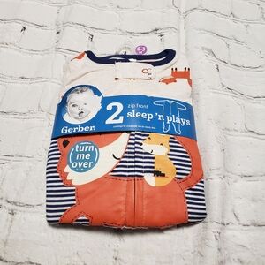 Gerber Baby 2 Sleep and Play Zip Front .